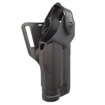 Tactical Belt Holster for P226 with Flashlight – Right Hand Quick Drop