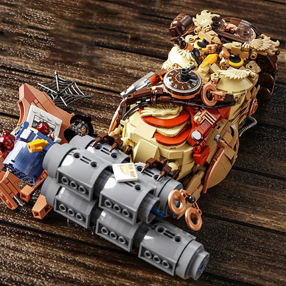 Steampunk Owl Detective Building Blocks Set – 1200pcs MOC Figure
