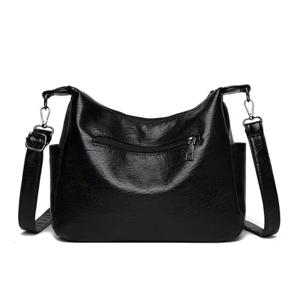 Large Capacity PU Leather Crossbody Shoulder Bag for Women