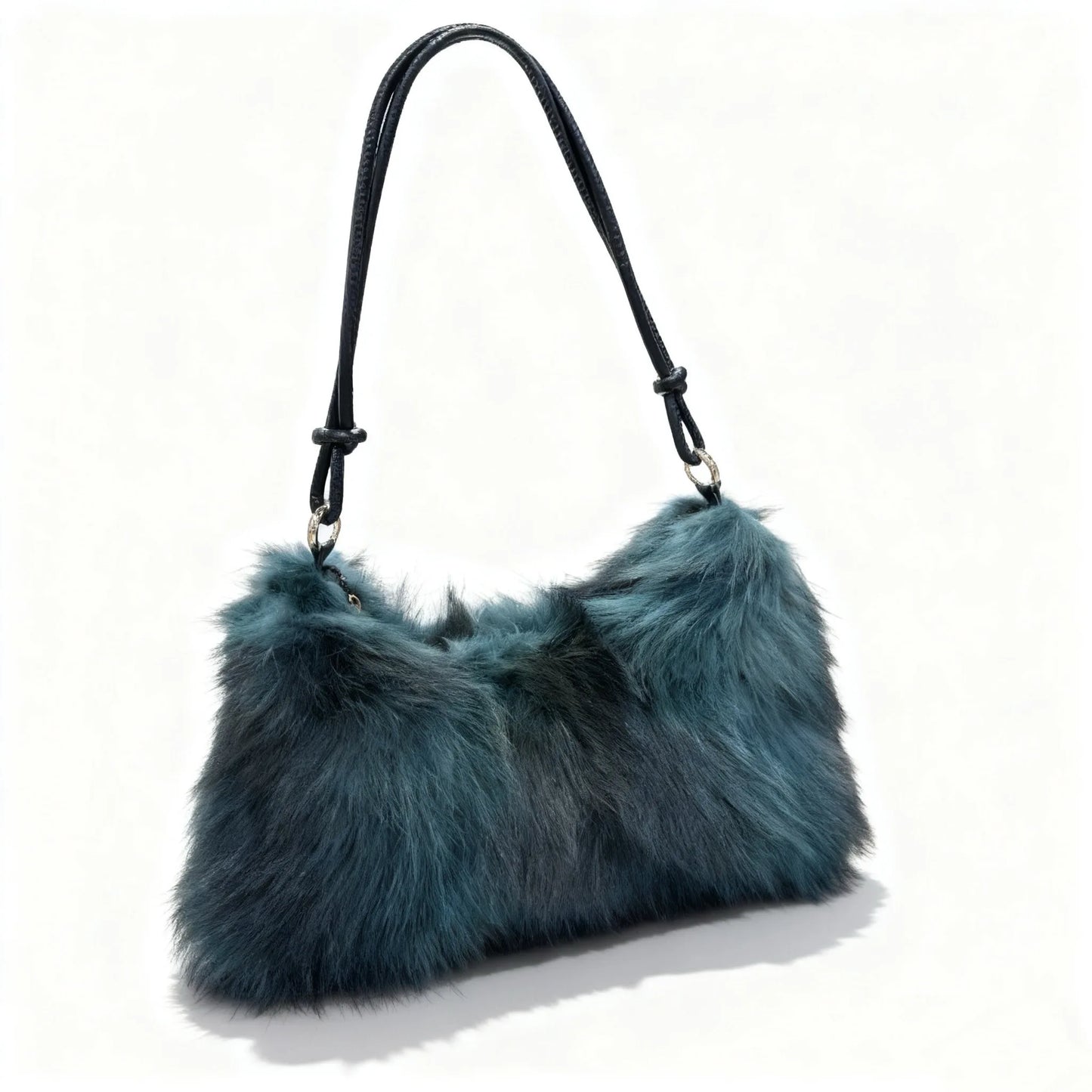 Faux Fur Shoulder Bag – Luxury Women's Crossbody Handbag