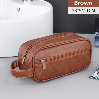Toiletry Bag – Waterproof PU Leather Travel Dopp Kit