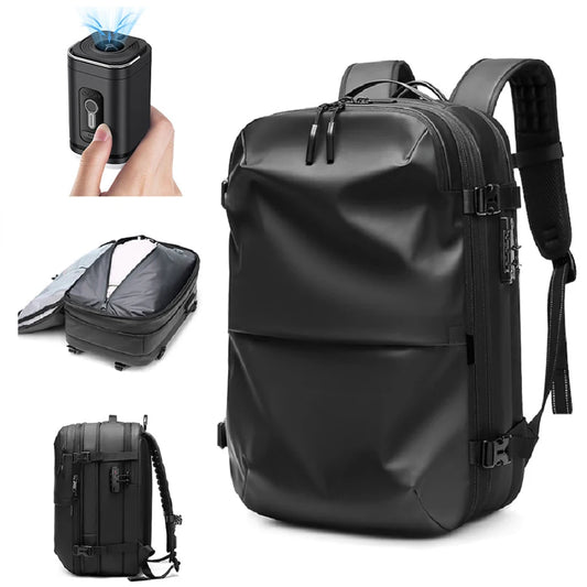 Vacuum Compression Travel Backpack – 17" Laptop Business Bag