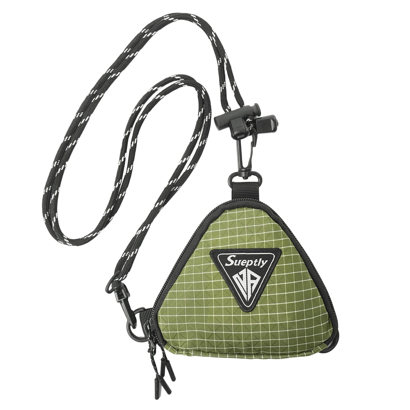 Triangle Mini Crossbody Bag – Japanese Style Key & Coin Pouch