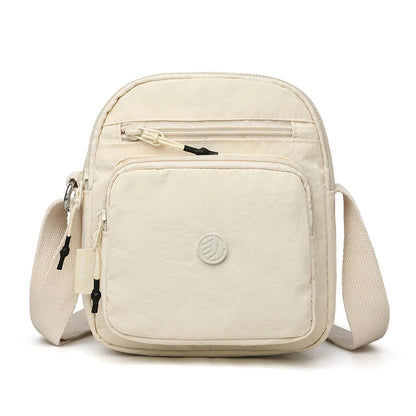 Women's Crossbody Shoulder Bag – Lightweight Oxford Multi-Pocket Purse for Travel & Business
