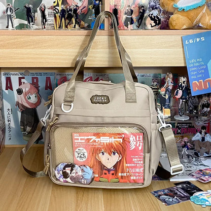 Nylon Ita Bag – Y2K Japanese Preppy Crossbody Shoulder Bag