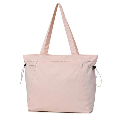 Large Drawstring Tote Bag – Women's Casual Shoulder Bag
