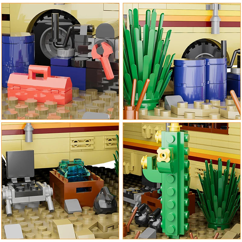 Breaking Bad RV Camper Building Blocks – Adventure Bus Model