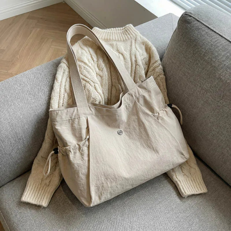Oxford Tote Bag – Lightweight Multi-Pocket Shoulder Bag