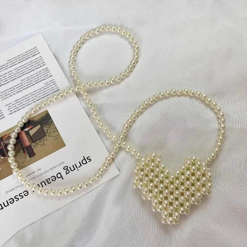 Pearl Mini Crossbody Bag for Women – Cute Shoulder Bag