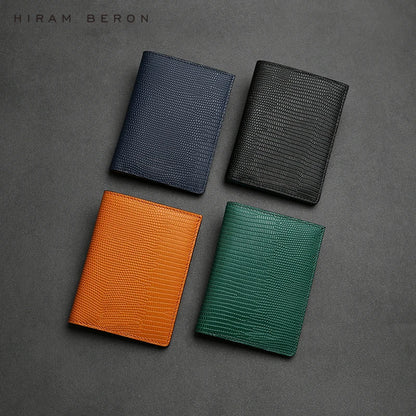 RFID Blocking Leather Wallet for Men, Slim Bifold Card Holder
