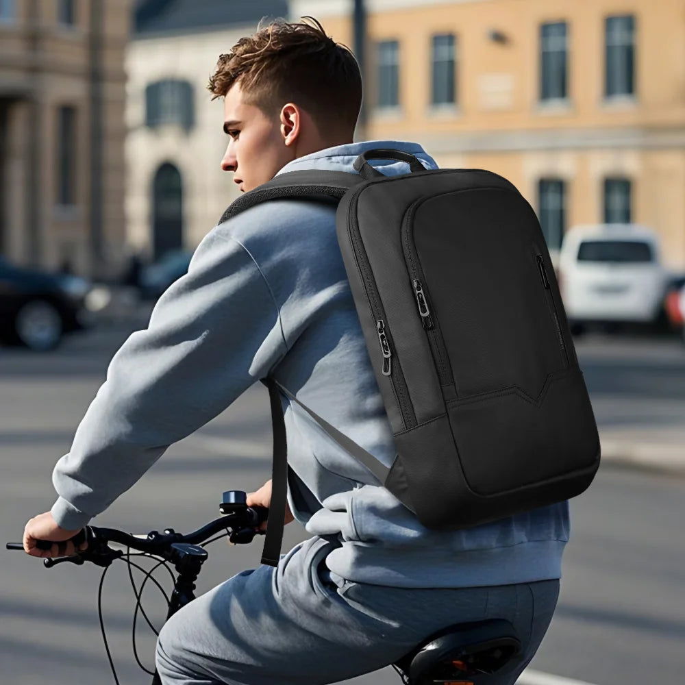 Slim Business Laptop Backpack 17.3 Inch with USB Port – Waterproof & Lightweight