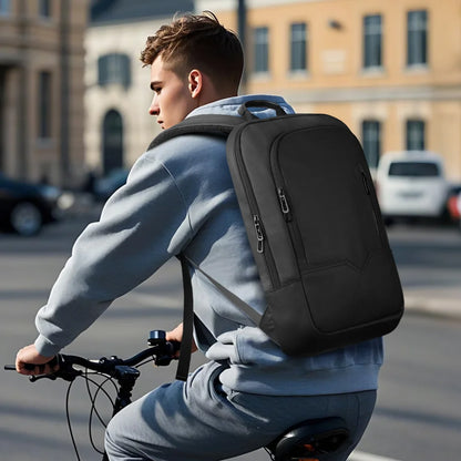 Slim Business Laptop Backpack 17.3 Inch with USB Port – Waterproof & Lightweight