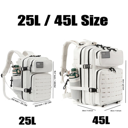 Tactical Hiking Backpack 25L 45L – Camping Fishing Outdoor Bag