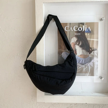 Lightweight Hobo Crossbody Bag – Casual Puffy Shoulder Bag