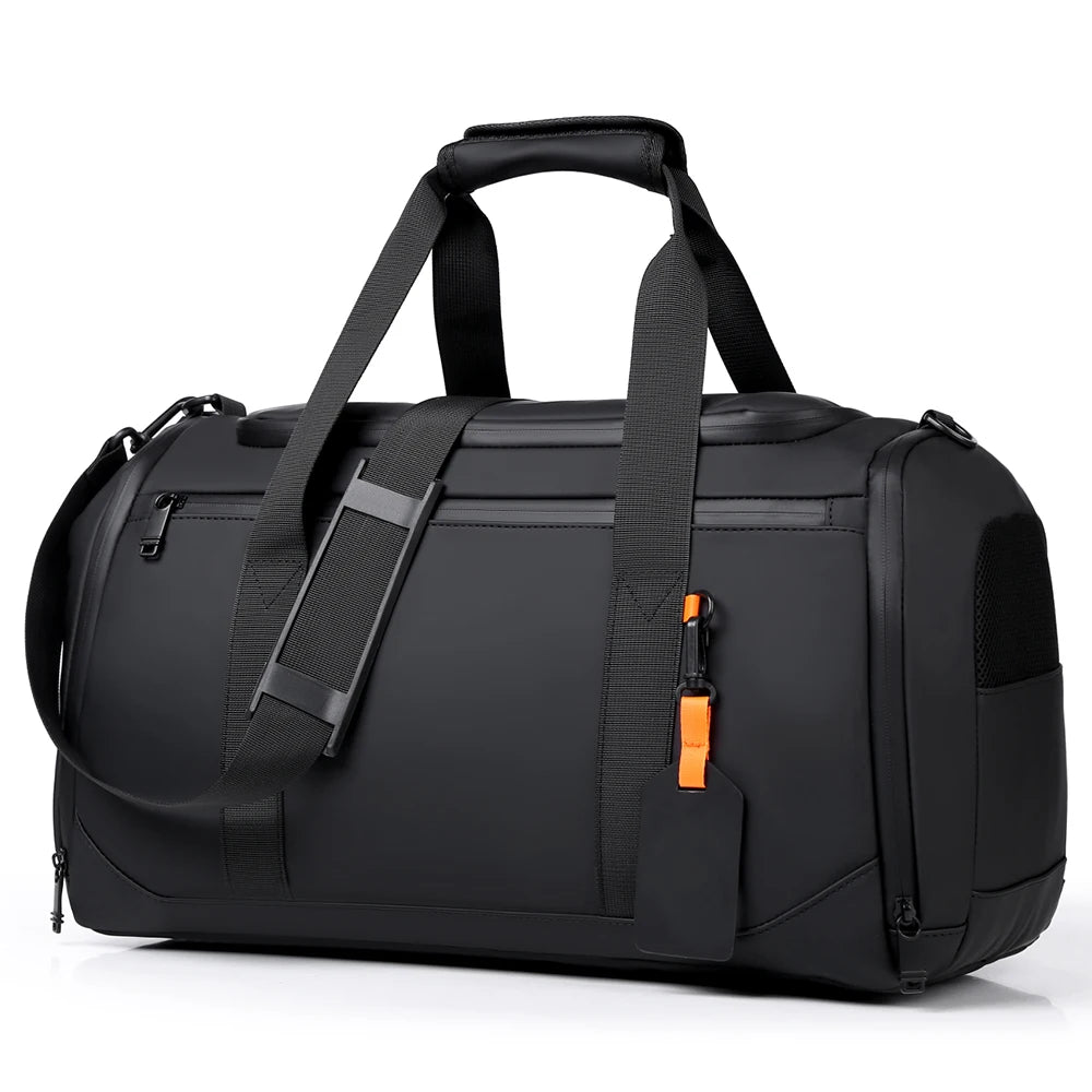 Oxford Duffel Bag Large Capacity Sports & Travel Gym Bag with Shoe Compartment