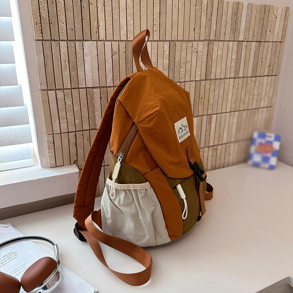 Lightweight Hiking Backpack – Color Block Outdoor Daypack