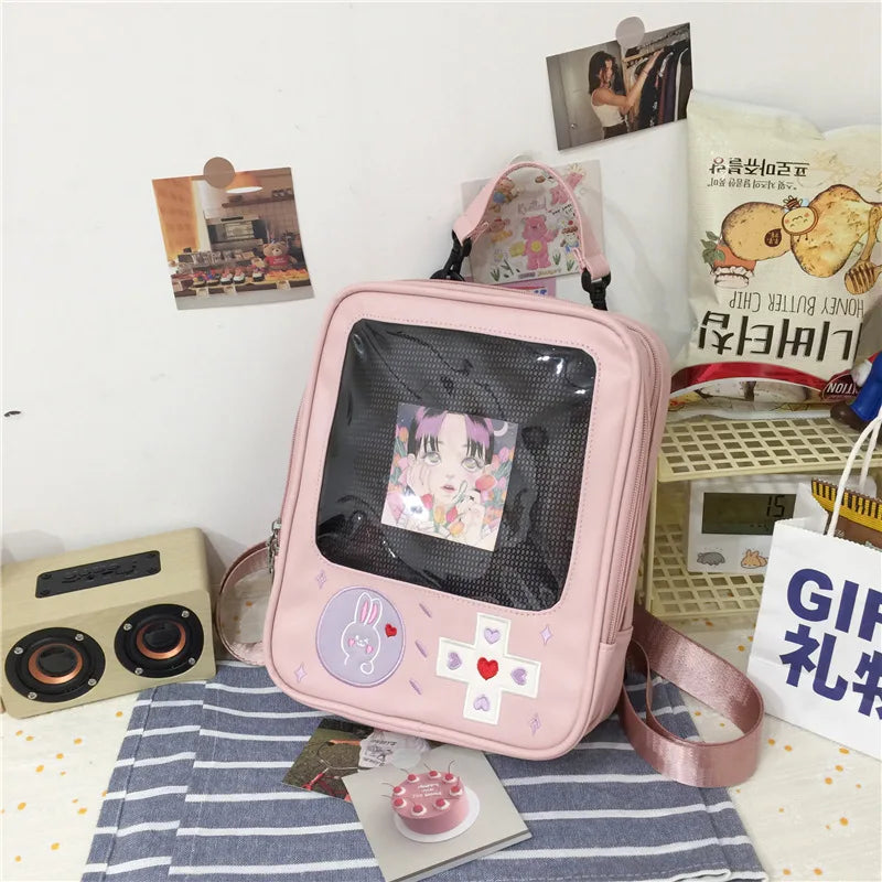 Clear Ita Bag – Kawaii Y2K Lolita Backpack & Shoulder Bag
