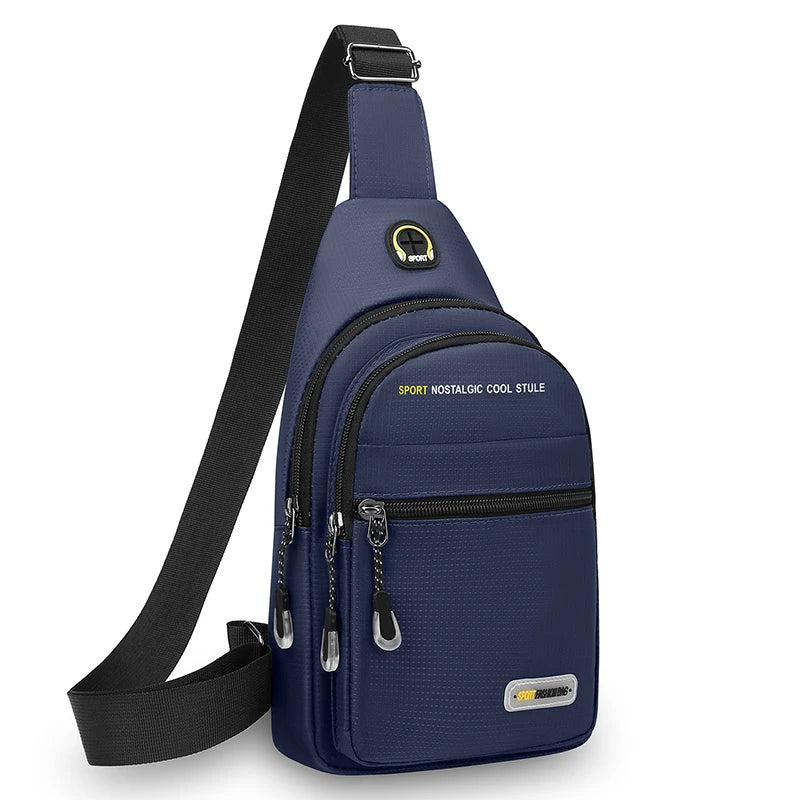 Men's Sling Bag – Multi-Pocket Lightweight Chest Pack