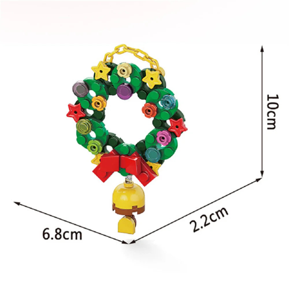 Christmas Building Blocks Set 10-in-1 – Santa, Reindeer & Holiday Figures