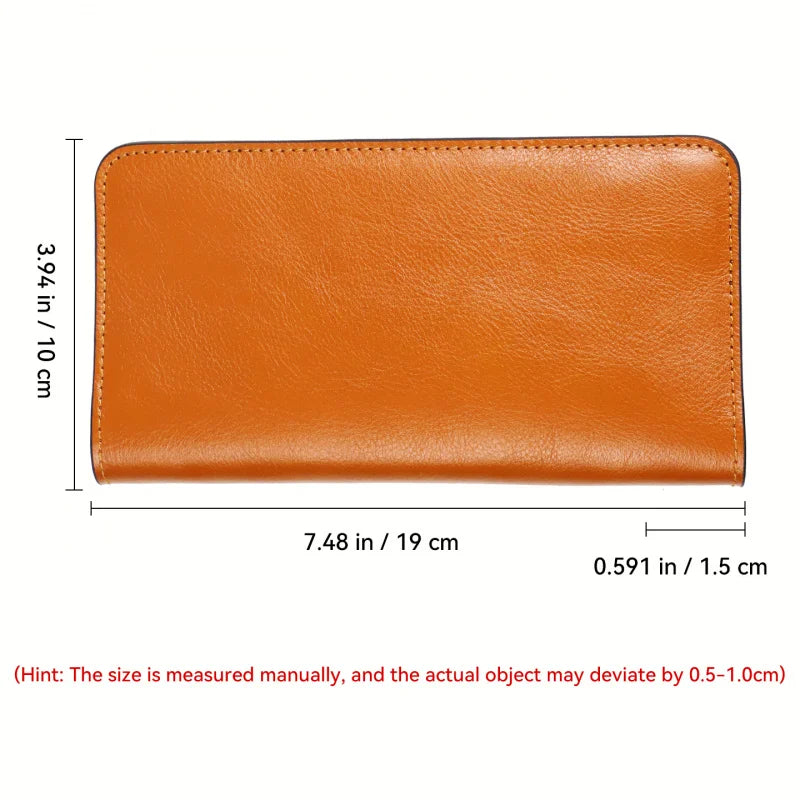 Leather Wallet Phone Case – Magnetic Clutch for iPhone & Samsung