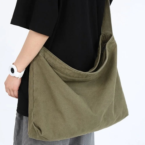 Women's Large Capacity Cotton Crossbody Shoulder Bag