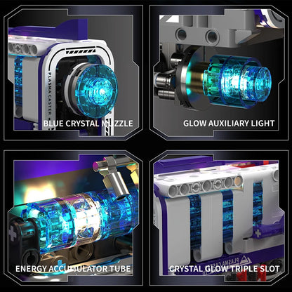 Cyberpunk Plasma Blaster MOC Building Blocks Set – 1334 Pcs