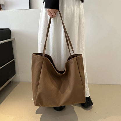Large Capacity Shoulder Bag for Women – Casual Soft Tote Handbag