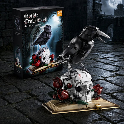 Gothic Crow & Skull MOC Building Blocks Set – 1358pcs