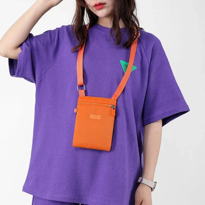 Canvas Mini Nylon Phone Zero Version Mobile Sweet Korean Bag Neck Versatile Fresh Shoulder Girl