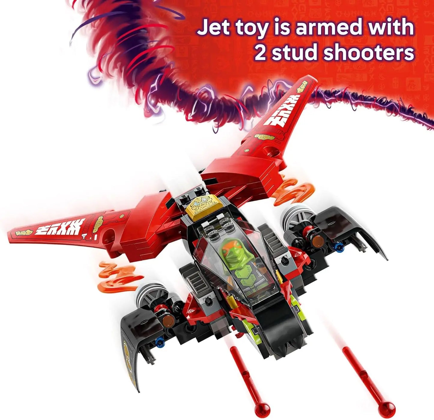 LEGO 71844 Ninjago Ninja Combat Vehicle – 561 Pieces, 3-in-1 Set