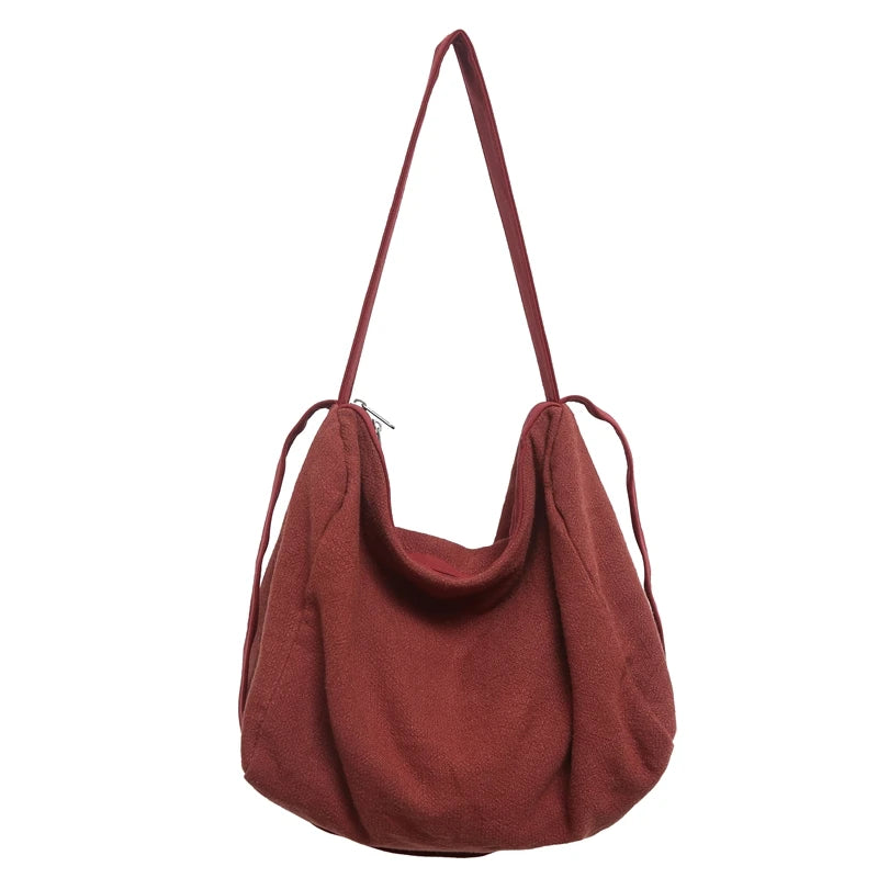 Large Capacity Canvas Tote Bag – Women's Shoulder & Crossbody Handbag
