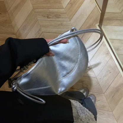 Crescent Shoulder Bag for Women – Retro Luxury Underarm Handbag