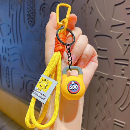 3D Kettlebell Keychain – Sport PVC Bag Charm & Key Ring