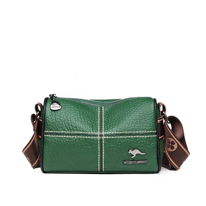 Genuine Leather Crossbody Bag for Women – Luxury Shoulder Messenger