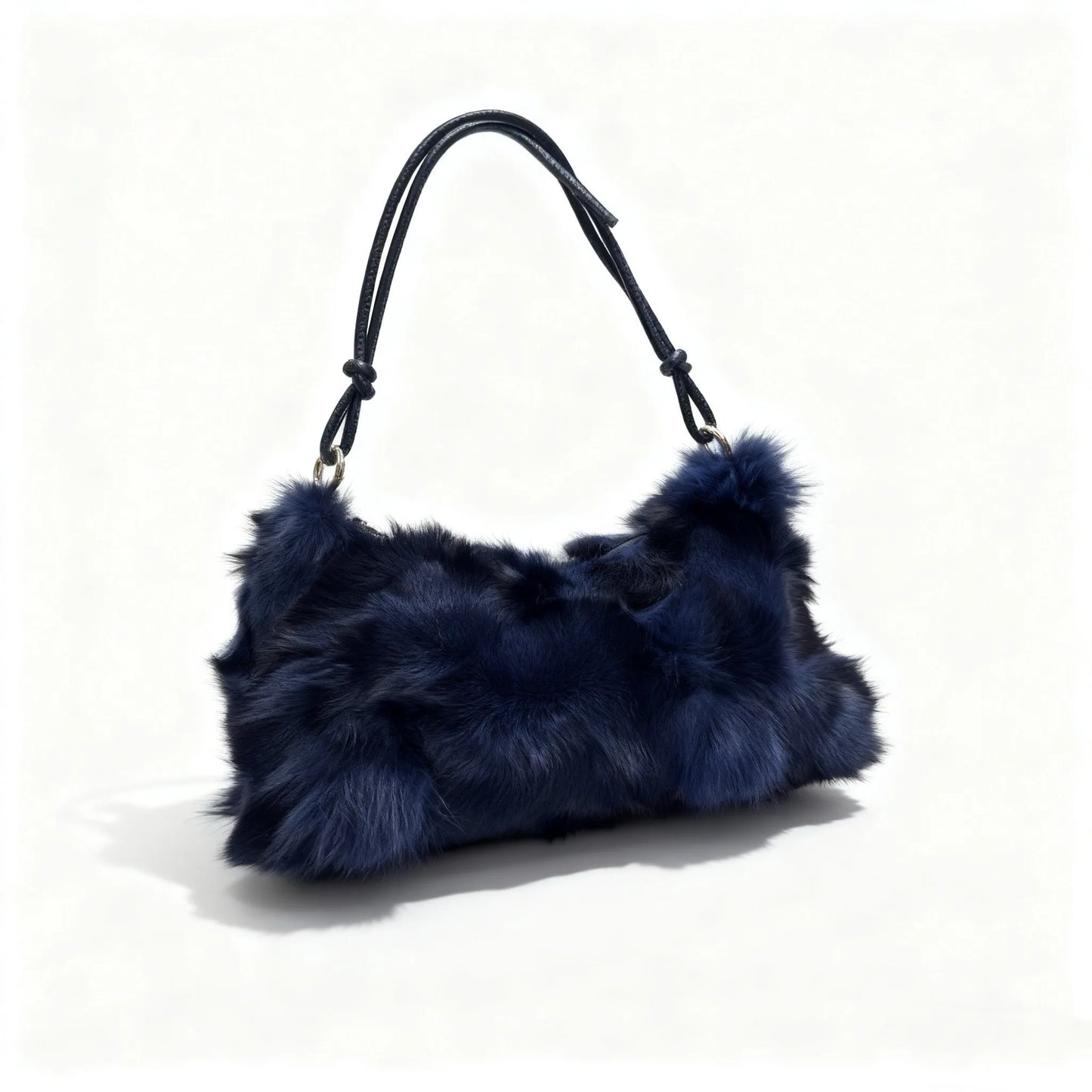 Faux Fur Shoulder Bag — Luxury Tote & Clutch Purse for Women