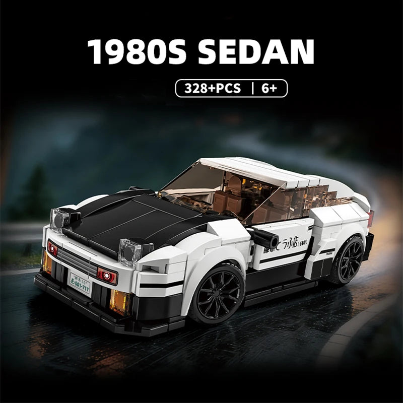AE86 Sports Car Building Set – 328 Pcs Classic JDM Brick Model
