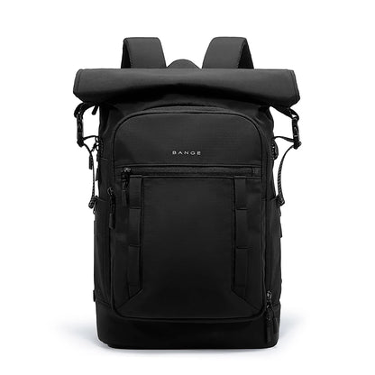 Bange Roll-Top Waterproof Backpack – Expandable 15.6" Laptop Bag for Men
