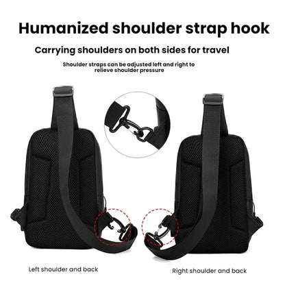 Men's Crossbody Sling Bag – Sports Chest Pack for Daily Use