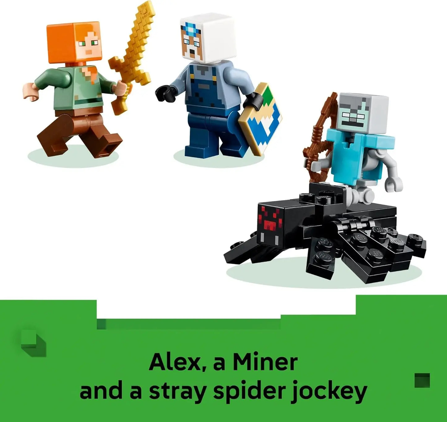 LEGO Minecraft 21277 The Pickaxe Mine – 530 Pieces Building Set