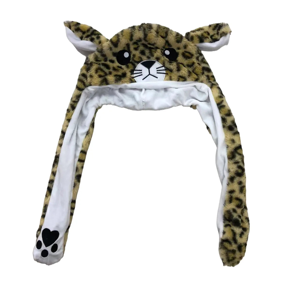 Cute Animal Ear Moving Plush Hat – Kids Cartoon Headband
