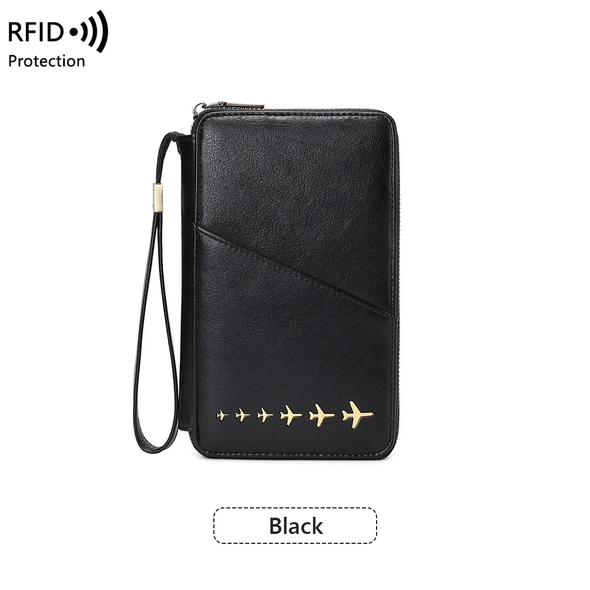 RFID Blocking Family Passport Holder Travel Wallet