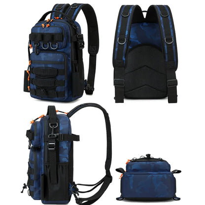 Tactical Fishing & Camping Backpack with Rod Holder – MOLLE Outdoor Sports Bag