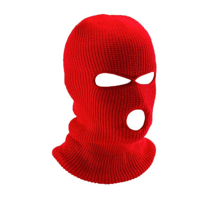 Embroidery Wool Balaclava – Windproof Full Face Ski Mask