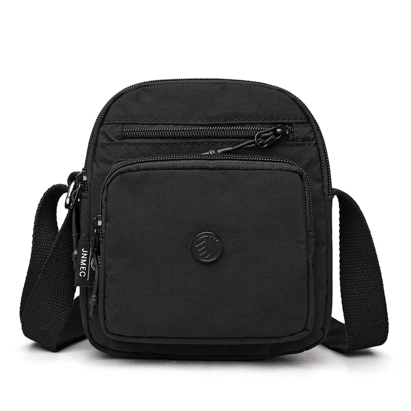 Women's Crossbody Shoulder Bag – Lightweight Oxford Multi-Pocket Purse for Travel & Business