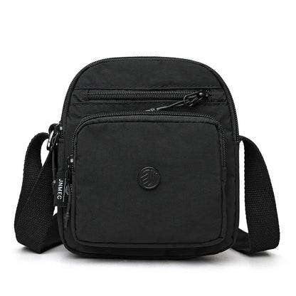 Women's Crossbody Shoulder Bag – Lightweight Oxford Multi-Pocket Purse for Travel & Business