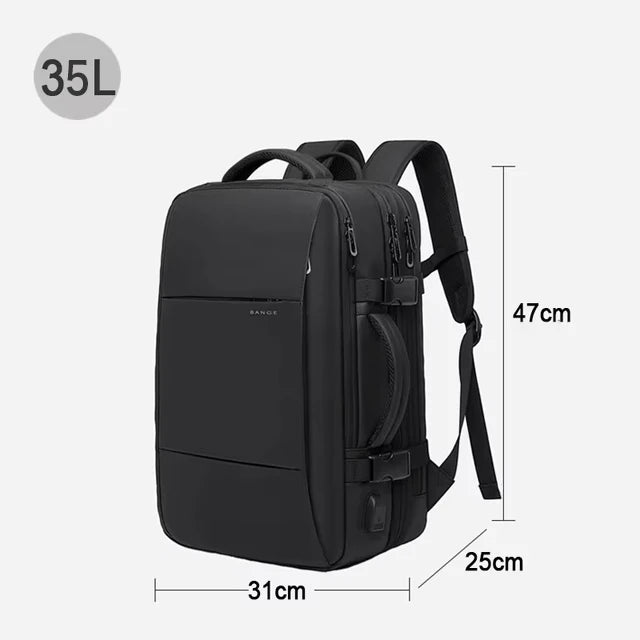 Bange Expandable Waterproof Backpack 17.3" – 35L/45L Travel Bag