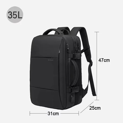 Bange Expandable Waterproof Backpack 17.3" – 35L/45L Travel Bag