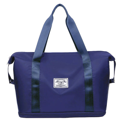 Waterproof Nylon Travel Duffle Bag – Expandable Large Capacity