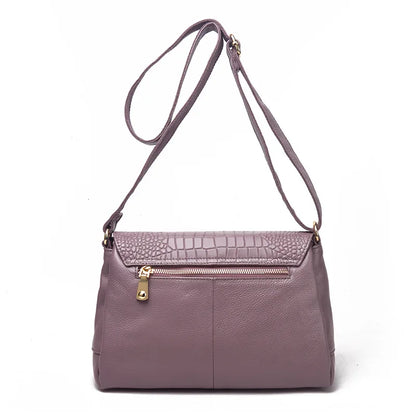 Alligator Genuine Leather Shoulder Bag – European Designer Style