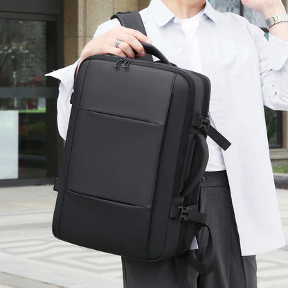 Laptop Backpack with USB Charging Port – Waterproof Business Travel Bag